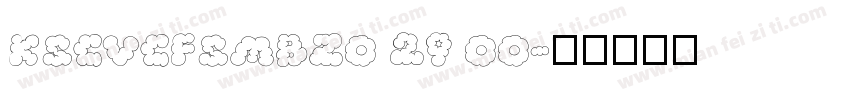 KSCVCFSMBZ0 29 00字体转换